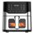 Freidora De Aire Eléctrica Antiadherente 1800w 11lt Digital - comprar online