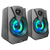 NG-503P // PARLANTES MULTIMEDIA 2.0 CON LEDS
