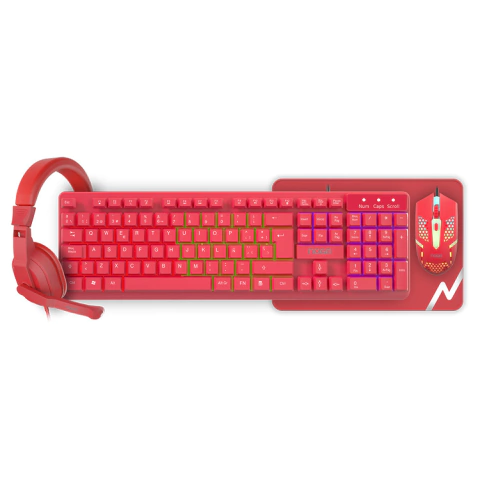 NKB-413R // GAMING COMBO "4 EN 1"