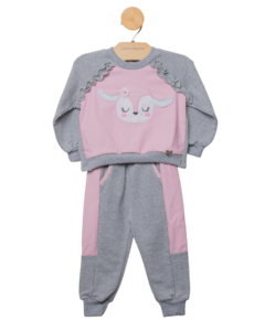 Conjunto de Blusa Manga Longa com Laço nas Costas na internet