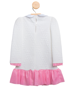 Vestido com Babado em Tule na internet