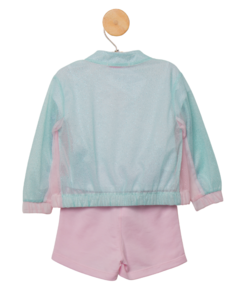Conjunto 3 peças com Jaqueta em Tule - Gabriela Aquarela