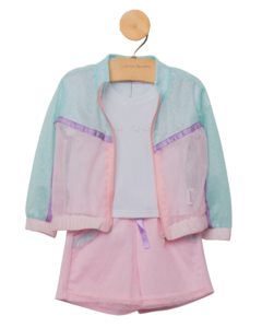 Conjunto 3 peças com Jaqueta em Tule na internet
