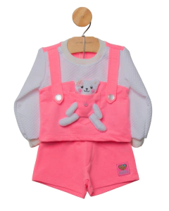 Conjunto com Ursinho Puffer - comprar online