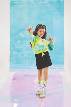 Conjunto de Blusa Bicolor