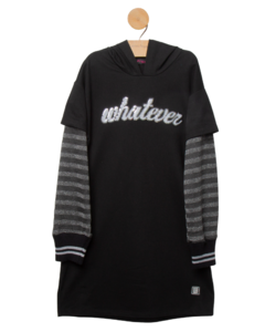 Vestido em Moletinho com Capuz - comprar online