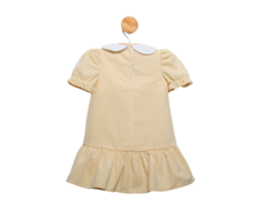 Vestido com Gola Bordada - comprar online