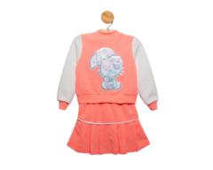 Conjunto em Moletinho com Bomber e Saia - comprar online