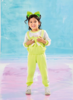 Conjunto Moletom com Ursinho Puffer