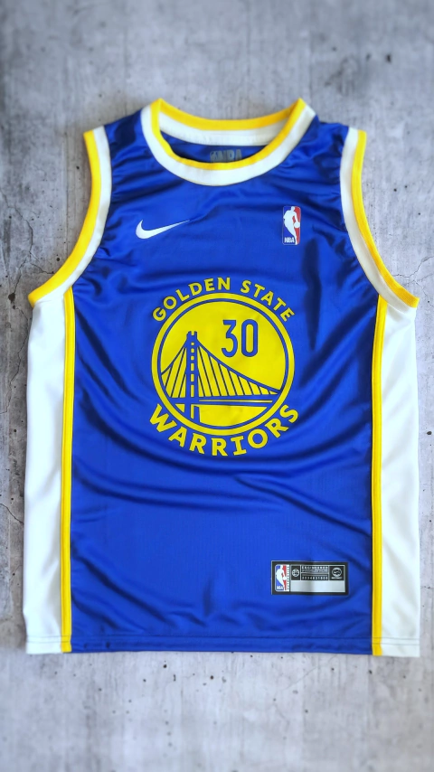 CAMISETA GOLDEN STATE WARRIORS Curry (30) Azul