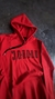Hoodie JORD4N Rojo Logo Negro - TULUPA CLOTHING