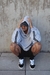 HOODIE MELANGE | TWO LINES
