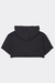 HOODIE CROP NEGRO WASHED | BMB en internet