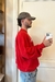 BUZO ROJO BOXY FIT | BOMBA PROJECT en internet
