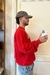 BUZO ROJO BOXY FIT | BOMBA PROJECT en internet