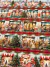 Tricoline Estampada Digital Faixas Natal na Cidade - 100% Algodão - 1,50 Metros de Largura - 127g/m²