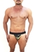 JOCKSTRAP PRETO FLUORESCENTE ELASTICO PRETO SD CLOTHING