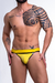 JOCKSTRAP EM SUPLEX AMARELO COM ELASTICO DUPLO NA CINTURA SD CLOTHING