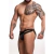 JOCKSTRAP COM ELÁSTICO DUPLO FRONTAL ABERTO PRETO EM CIRRE SD CLOTHING na internet
