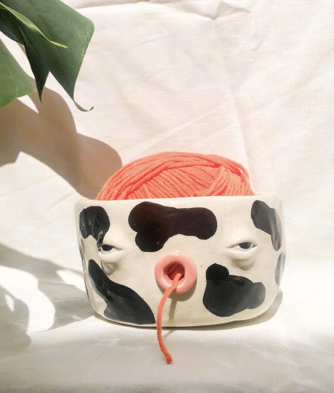 Porta Novelo Vaquinha