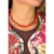 Colar Coral Vermelho - Adoro Wave