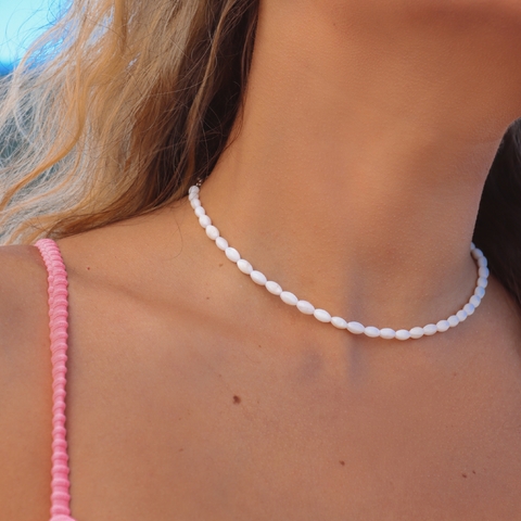 Choker Classic Madrepérola - Aço Inox. - comprar online