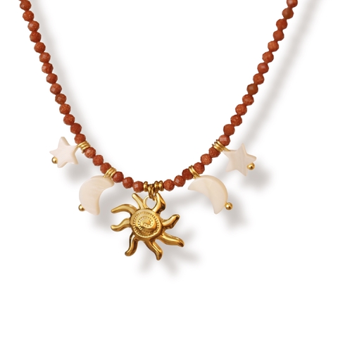 Colar Celeste - Pedra do Sol - comprar online