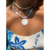 Colar Boho - Madrepérola na internet