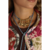 Colar Max Boho Azul - Medalhas na internet