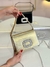 BOLSA FESTA COM QUADRADO CRAVEJADO- DOURADA