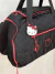 Bolsa Duffle Hello Kitty Black Charm - Eu Amo Bolsas 