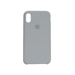 Capa silicone iphone X/XS, Cinza