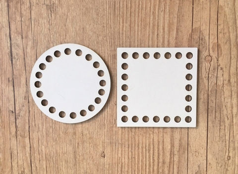 Base MDF para Crochê - 8cm