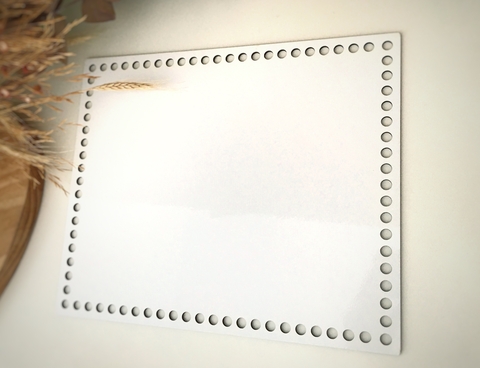 Base em MDF para Crochê 25cm x 30cm (Bandeja)