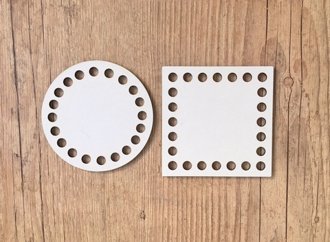 Base MDF para Crochê - 10cm