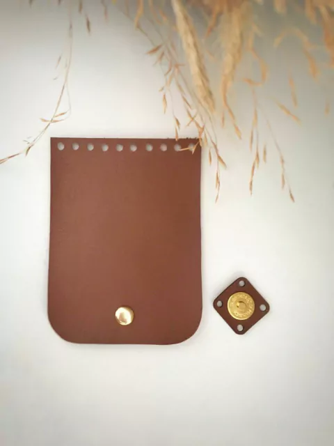 Aba P para Bolsa Crochê - Botão - comprar online