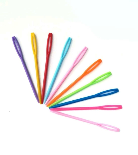 Kit Agulha de Tapeçaria Plástica 10 Und