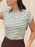Kit de 3 Muscle Tees Feminina Bia Listrada em Viscolycra - loja online