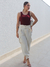 Calça Feminina Luísa Modelagem Cargo com Cinto Encapado - loja online