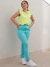 Calça Feminina em Alfaiataria Azul Emily Frente 1