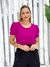 Blusa Feminina Tereza Gola Drapeada - comprar online