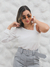 Blusa Feminina Eloise Branco Frente 3