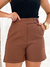 Short Feminino Maya Alongado Corte de Alfaiataria - loja online