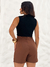 Imagem do Short Feminino Maya Alongado Corte de Alfaiataria