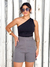 Short Feminino Maya Alongado Corte de Alfaiataria - comprar online