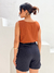Short Feminino Maya Alongado Corte de Alfaiataria - comprar online