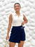 Imagem do Short Saia Feminino Ludi com Detalhe Assimétrico