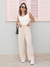 Imagem do Calça Feminina Pantalona July Tecido Duna com Elástico na Cintura