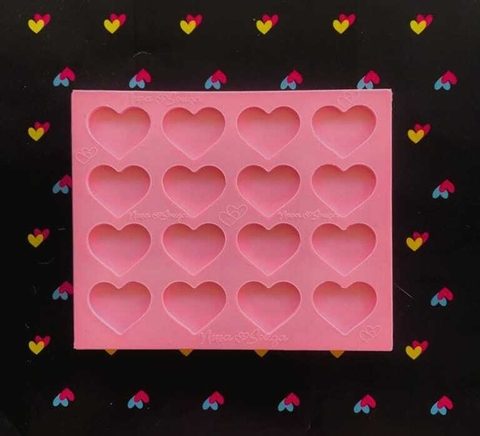 Paleta Coração 2,5cm x 3cm