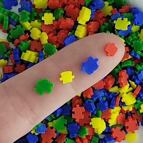 Confeito Biscuit Quebra Cabeça 10gr